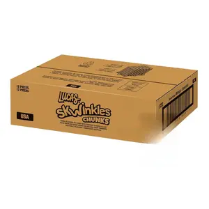 Lucas Skwinkles Chunks Candy Chunk Mango Flavored with Tamarind Filling 2.46oz 12 Pieces Pack Perfect for Snacks Parties USA Made