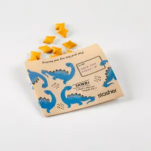 Recyclable Paper Snack Bags 50ct