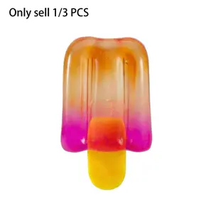 1/3 PCS Ice Cream Squishy Fidget Toys, Ice Cream Squishy Squeeze Toy, Summer Squeeze Sensory, Summer Squeeze Sensory, Malt Sugar Squishy Stress, Fidgets Silicone Sensory Toys Rise Relief Fidget Sensory for Anxiety