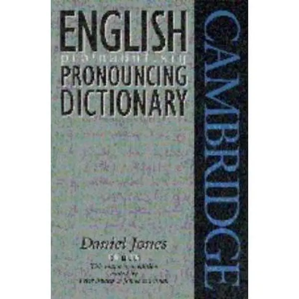 USED-English Pronouncing Dictionary by Daniel Jones (Paperback)