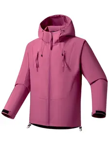 Unisex fashionable casual waterproof, abrasion-resistant and crease-resistant hooded sports outdoor shell jacket. Featuring multiple zipped pockets, this versatile lightweight softshell jacket is ideal for couples. Perfect for daily commuting, wilderness