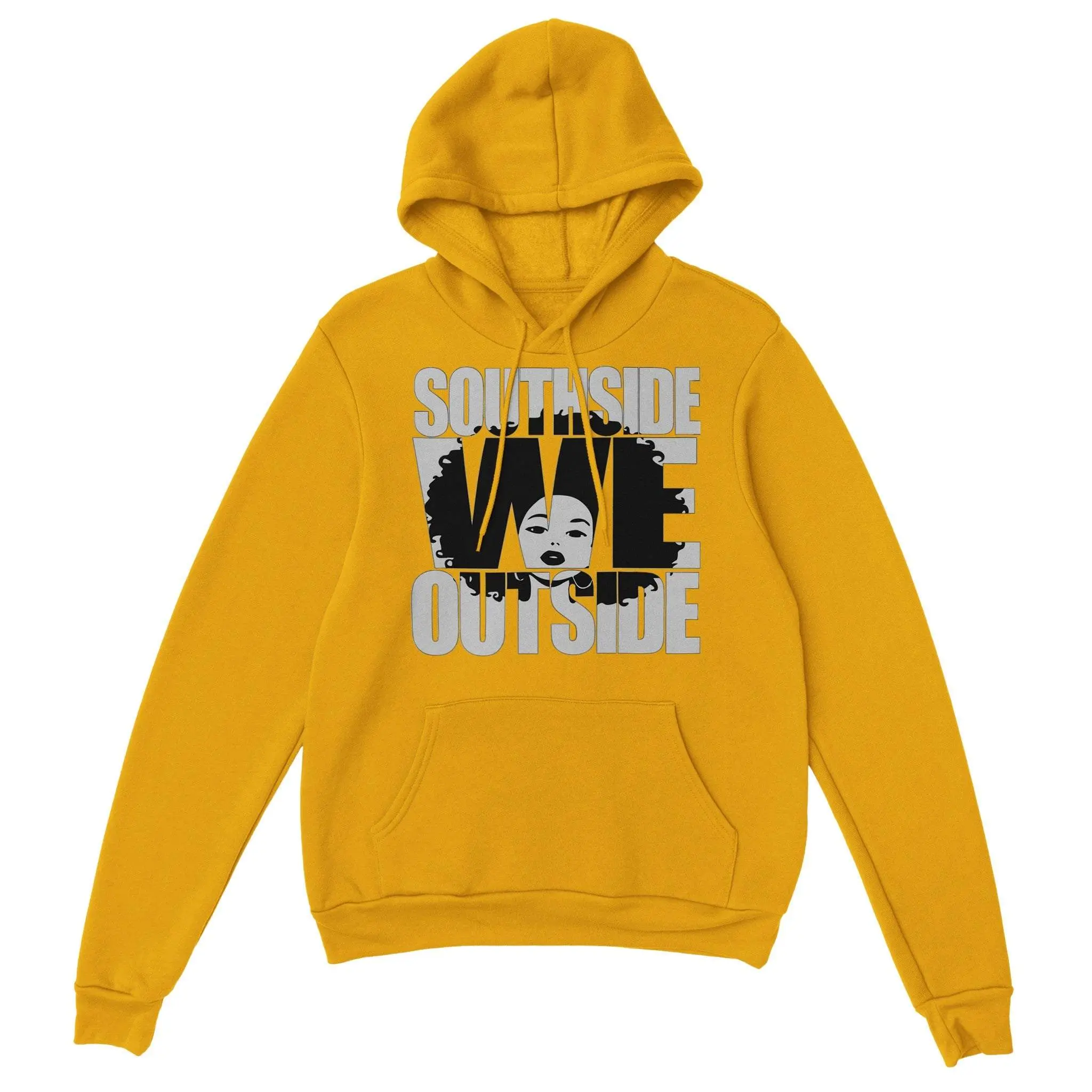 Woman's Southside We Outside Afro Pullover Hoodie