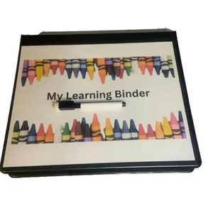 Pre-K Learning Binder: Hands-On Interactive Learning for Kindergarten Readiness preschool activity  book