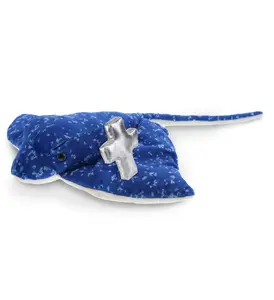 PLUSH CROSS - WILD COLLECTION PLUSH - 17" SPOTTED BLUE RAY