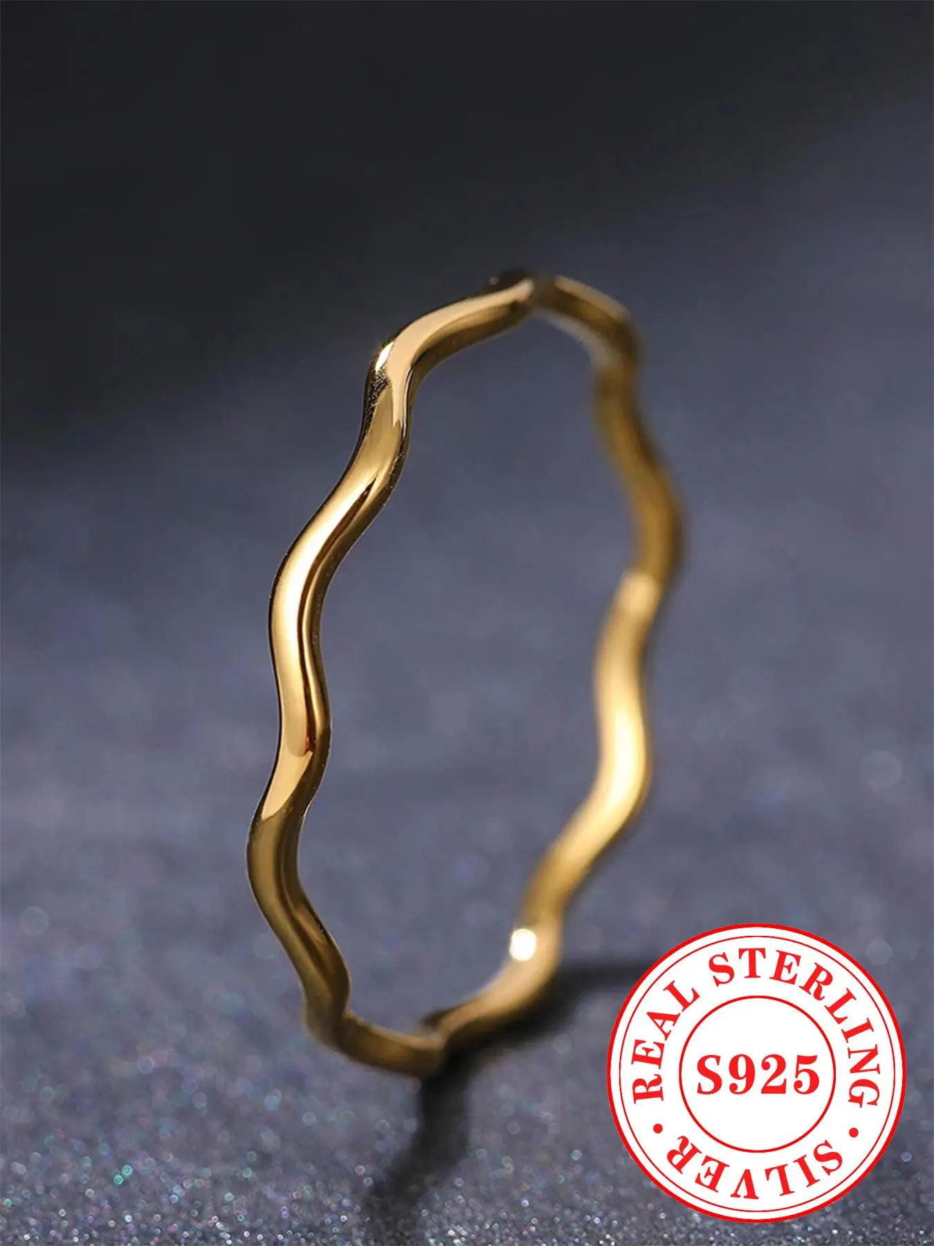 925 Sterling Silver Simple Style Plain Color Ring, Fashion Accessories for Women & Girls, Trendy All-match & Exquisite Jewelry for Birthday Gift