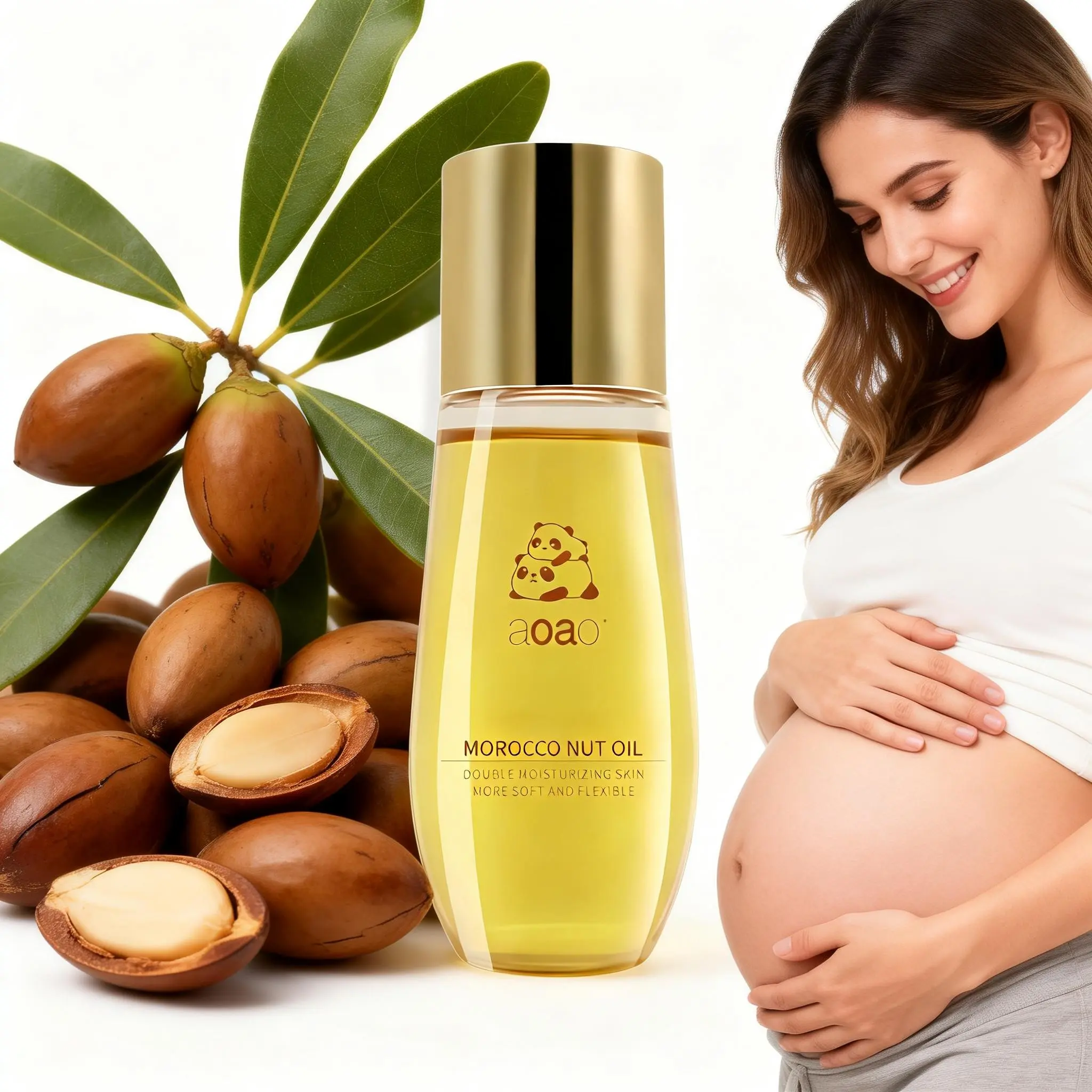 Olive Nut Oil for Abdominal and Thigh Firming, Pregnancy and Postpartum Care, Daily Body Essence Oil 100ML, Anti-Wrinkle and Soothing, Pregnancy Belly Oil, Moisturizing Body Oil