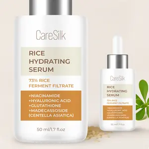 CARESILK Rice Water Face Serum – 73% Ferment Filtrate + Niacinamide & Hyaluronic | Glow & Hydration Boost