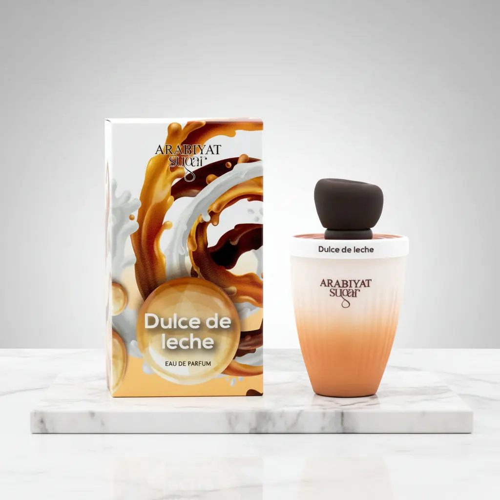 Arabiyat Dulce de Leche Eau de Parfum, Unisex Gourmand Fragrance with Caramel Notes, Aromatic Sweet Scent, 3.4 fl oz, Edp Fragrances, Caramel Perfume
