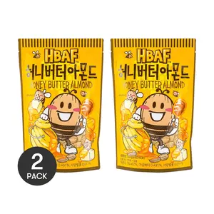 HBAF Korean Honey Butter Almonds 2 Pack 4.23 oz Popular Nut Snack