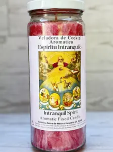 Espiritu Intranquilo, Veladora Aromática / Intranquil Spirit, Aromatic Candle
