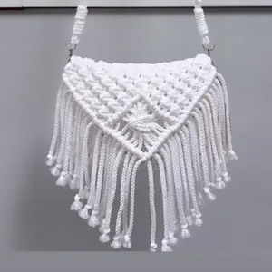 Silvy Knitted Macrame Bag