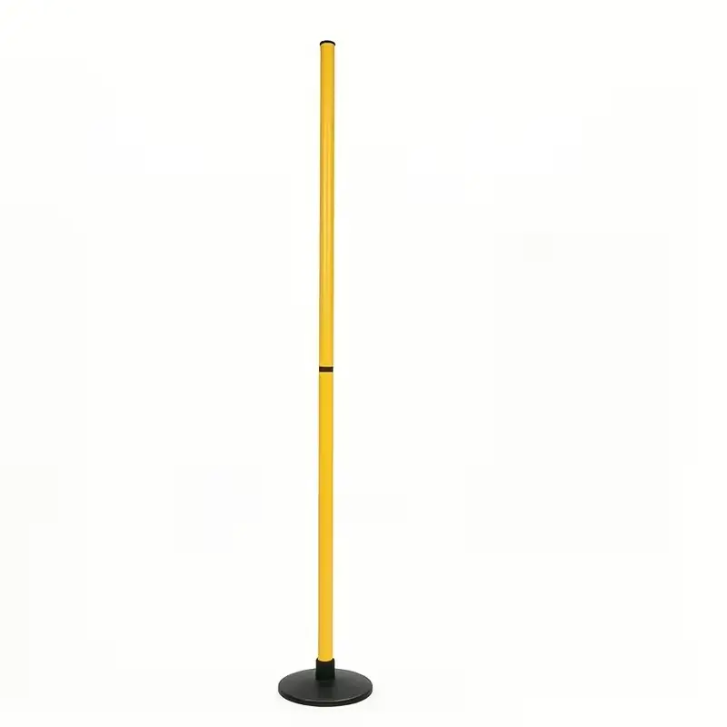 Football Agility Training Poles, Interlocking Speed Drills Equipment, Base Included Obstacle Rods, Athletic Skill Enhancement Tools