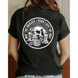 May The Bridges I Burn Funny T-Shirt – Sarcastic Moving On Style