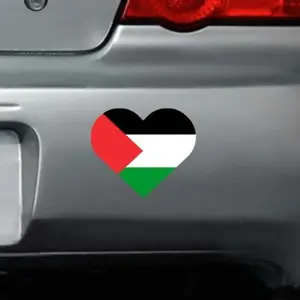 Palestine Flag Heart Decal | Palestine Flag Sticker | Pray for Palestine | Bumper Sticker | Window Decal | Car Sticker | Laptop Decal |