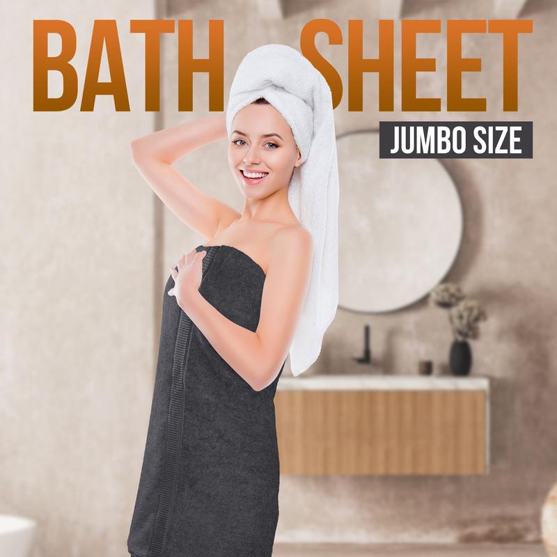 Utopia Towels Luxurious Jumbo Bath Sheets 2-Pack | Soft, Absorbent & Quick-Dry | Hotel Quality Extra Large 35x70" Towels | Bathroom Accessory Durable Utopia Towels Luxurious Jumbo Bath Sheets 2-Pack | Soft, Absorbent & Quick-Dry | Hotel Quality Extra Large 35x70" Towels | Bathroom Accessory Durable