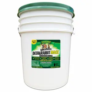 Nature's MACE Commercial Deer, Rabbit, Moose & Elk Repellent Concentrate - 5 Gal, 24-Month Long-Lasting Pest Control for Home Care Supplies