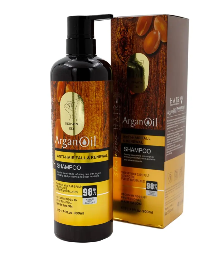 Champú de argán para caída del cabello 32oz Anti-dandruff