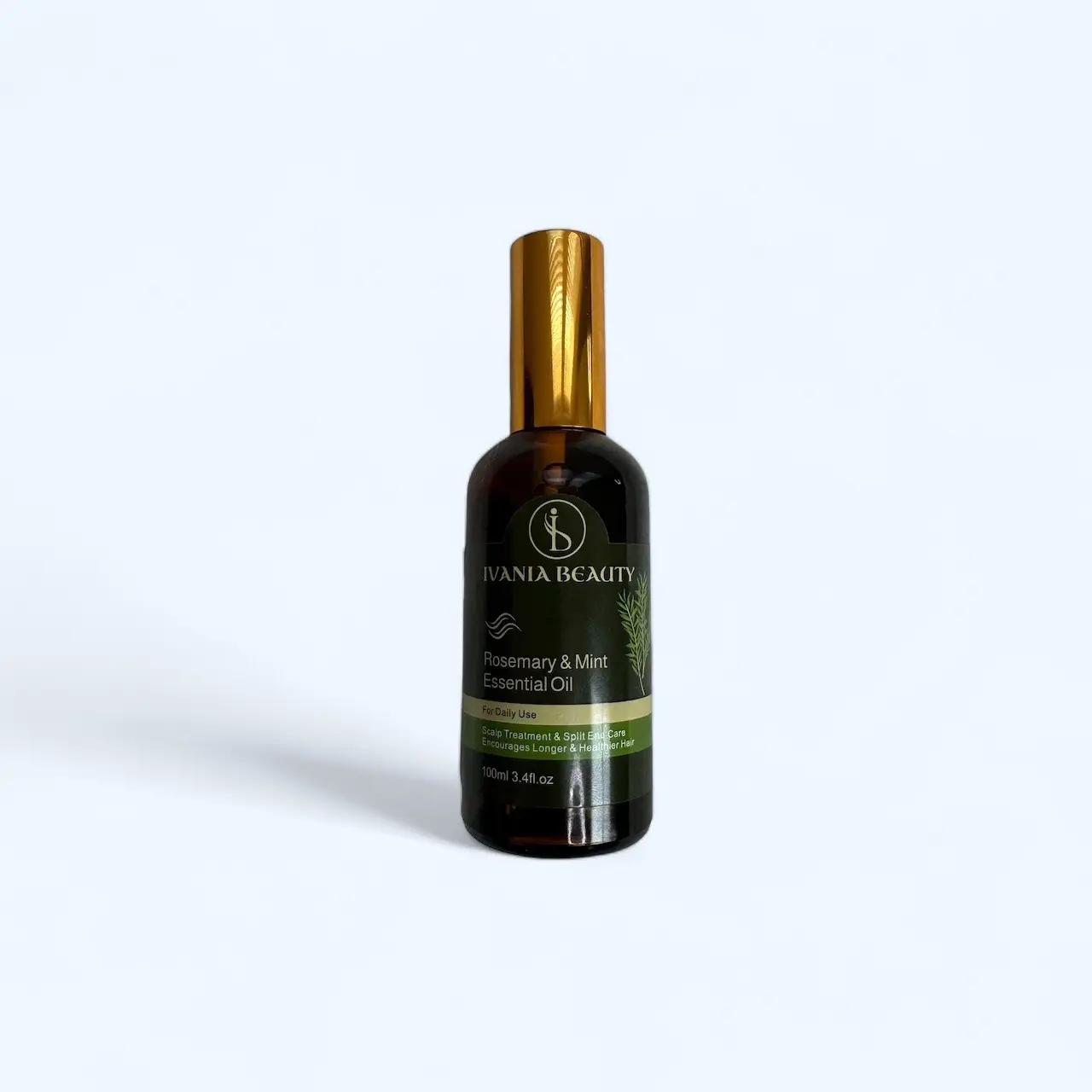 Ivania Beauty Rosemary Oil 100ml - Natural Oil for Hair Growth, Alcohol Free, Paraben Free, Suitable for Adults, Haircare