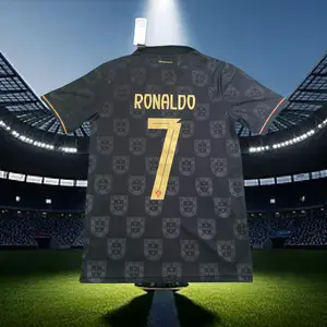 2526 Away Short Sleeve 7#CristianoRonaldoSoccerJersey Football Jersey Quick Drying