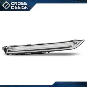 CROSSDESIGN Right LED DRL Fog Light Daytime Running Lamp Fit For 2015-18 Porsche Cayenne 958