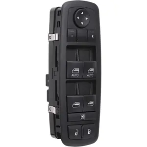 Power Window Switch Main Control Button Compatible with 2016-2018 Ram 1500 2500 3500, 11-19 Dodge Charger, 11-12 Dodge Journey, 11-20 Chrysler 300, 15-17 Chrysler 200, Replaces OEM 68231805AA