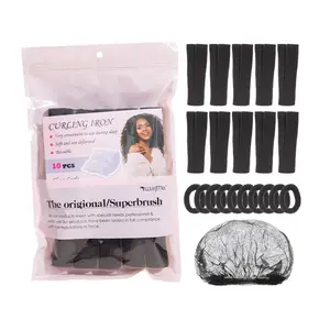 Quick Styling Hair Rollers Invisible Elastic Edge Meshes Comfortable Design