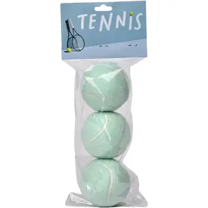 Tennis Balls 3 Pack with Standard Elasticity, Daily  and Practice Tennis Balls, , Green, Yellow