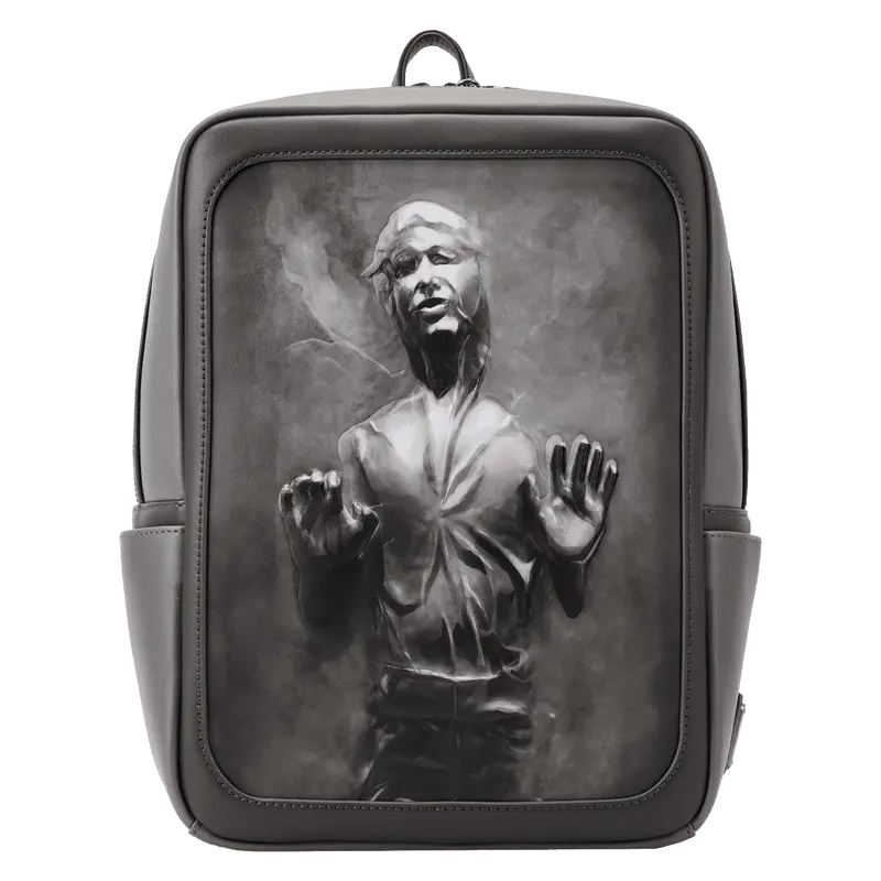 Star Wars: Return of the Jedi Han Solo Motif Carbonite Print Mini Backpack with Metal Charms