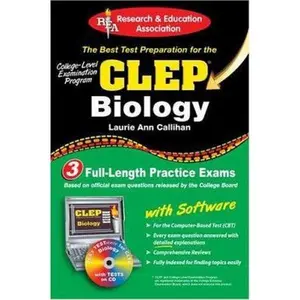 USED-CLEP Biology (REA) with CD-ROM - The Best Test Prep for the CLEP Exam: with REA's TESTware (Test Preps) by Laurie Ann Callihan (Paperback)