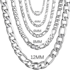 One-Year Free Replacement for Fading Issues. Dainty Electroplated 925 Sterling Silver 4 mm/6 mm/8 mm/12 mm Chain Necklaautumn rapper chaince, 16–30cuban link chain inches, for Men and Women — Fashion Jewelry, High-End Necklace — Hypoallergenic