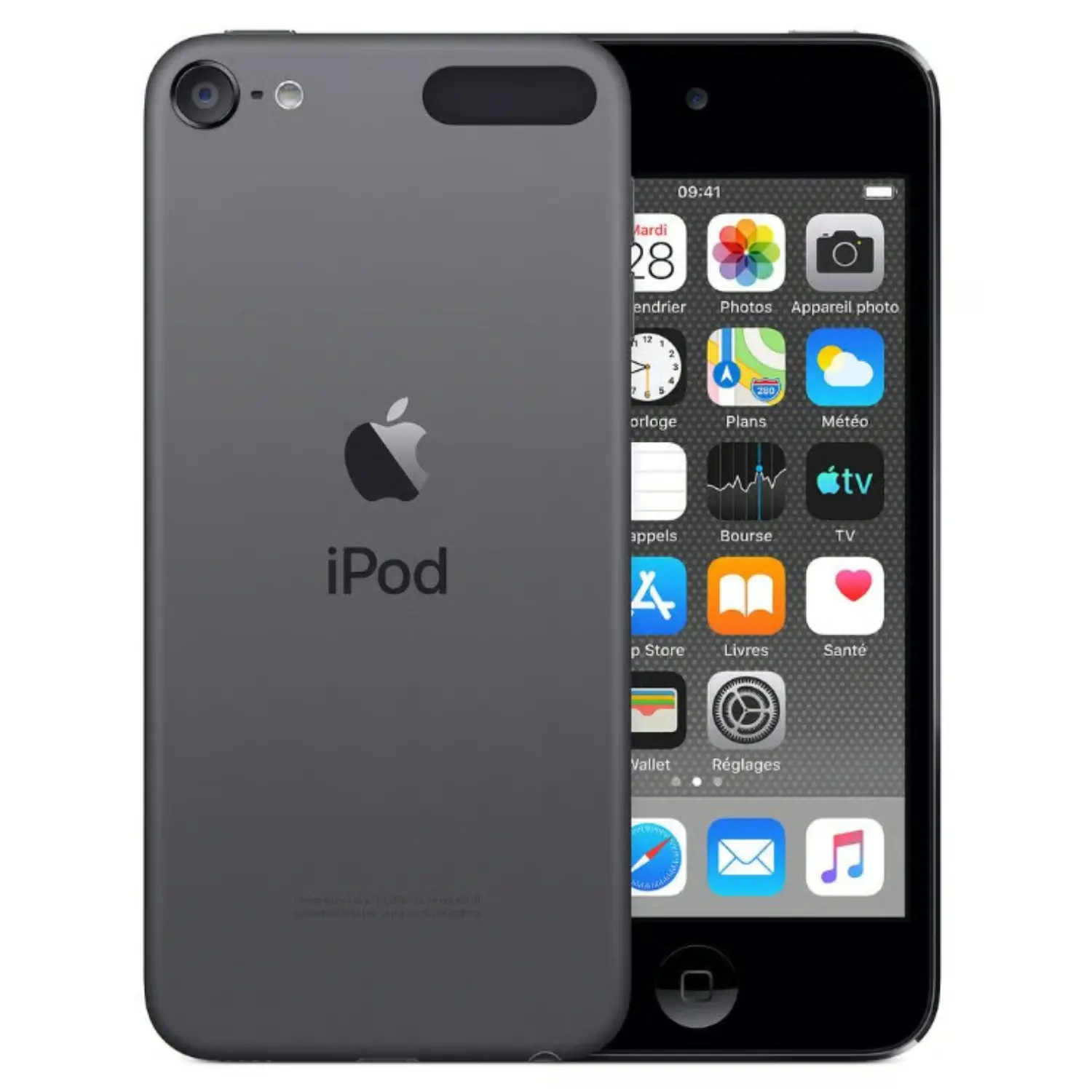 Refurbished Apple iPod Touch 7th Gen 4.0" Retina Display Space Gray 2019 128GB with A10 Fusion Chip & Charger Accessory | (Eco-Friendly Condition) Bluetooth Camera
