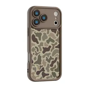 Duck Camo Pattern Matte TPU Bumper Phone Case for iPhone 17/16/15/14/13/12 Air Plus Pro ProMax – Drop-Resistant & Camera Protection, Premium Cover, Ideal Gift for Outdoor Men & Women