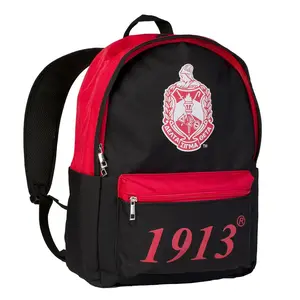 Delta Sigma Theta USB Port Backpack Black Delta Sigma Theta USB Port Backpack Black