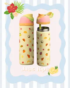 Limited Owala FreeSip 32oz water bottle in the "Just Ripe" colorway from the 2026 Birthday Bash collection - Real-life photo