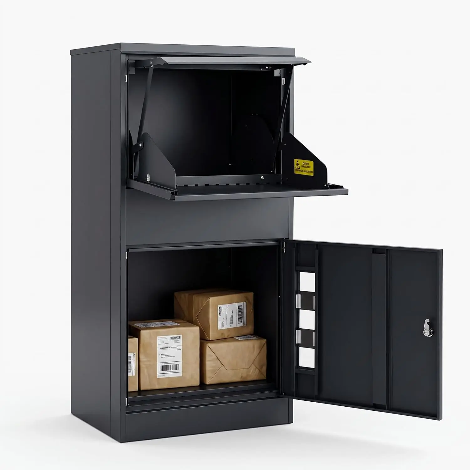 Comix Package Delivery Box for Outside, Lockable Anti-Theft Parcel Drop Box