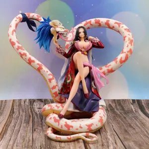 Pirate Empress Action Figure with Snake - Detailed Collectible Anime Girl Statue Toy for Fans & Kids