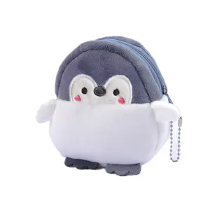 Kawaii Penguin Coin Purse for Girls & Boys, Adorable Keychain Wallet, Durable Mini Coin Pouch, Cute School Allowance & Travel Accessory
