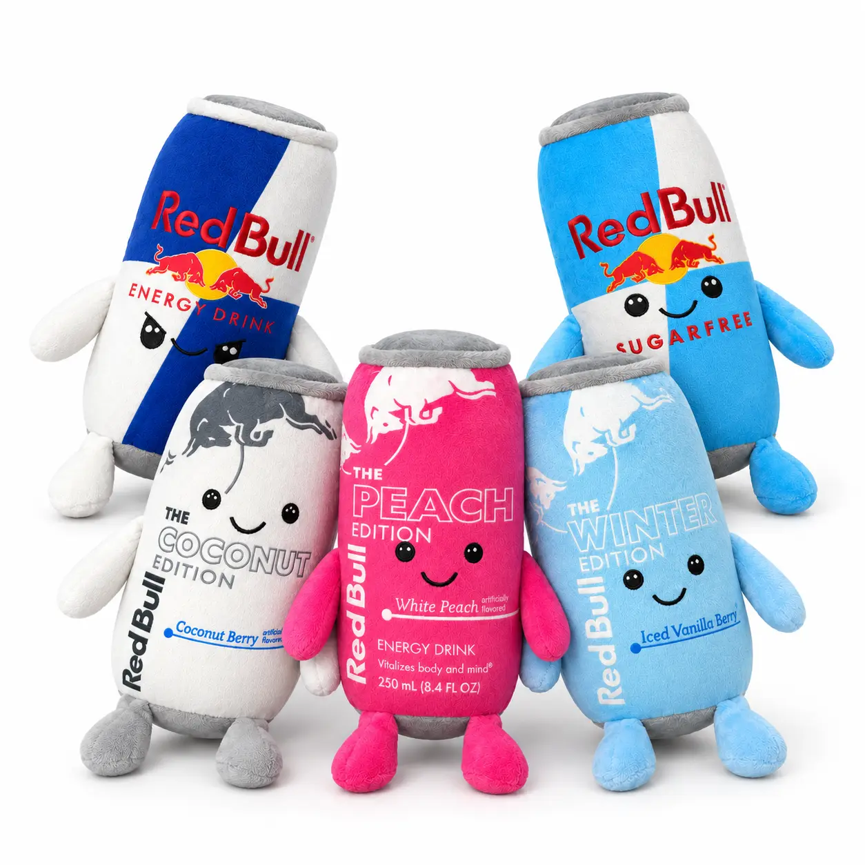 Energy Drink Can Soft Plush Toy - Kitchen Desk Decor, Quirky Whimsical Unique Cool Gifts for Him, Cool Gifts for Adults