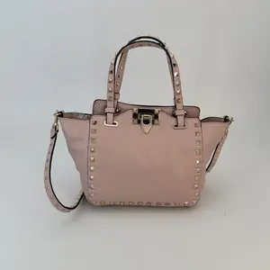 Pre-owned Valentino lambskin Crossbody Bags Garavani Rockstuds Leather Small Handbag