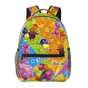 Large Capacity The backyardigans Backpack Backyardigans Laptop Backpack The backyardigans merch All Over Print School Bookbag Shoulder Bag for Travel Daypack, Great for Coachella, Holiday Gift Exchange