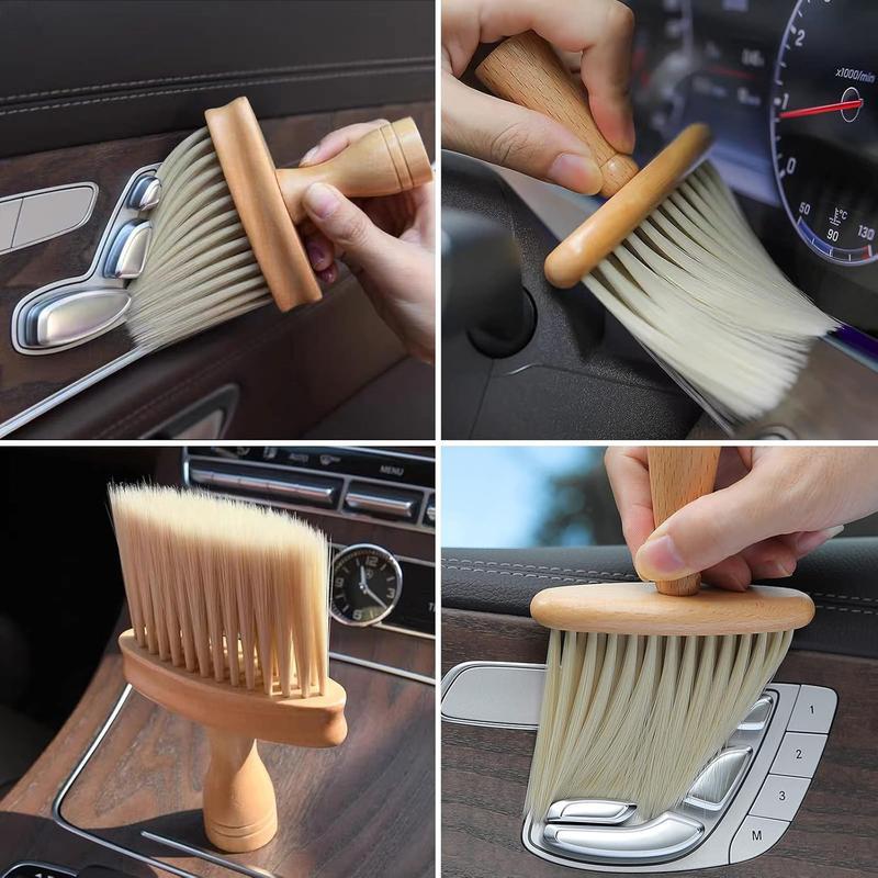 Keyboard Cleaning Brush Anti-Static Wooden Laptop PC Keyboard Cleaner Narrow Area Dust Cleaning Tools