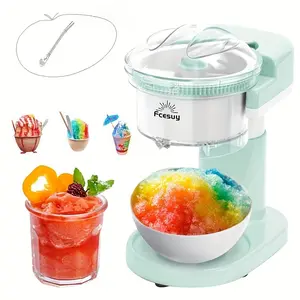Shaved Ice and Slush Maker: Multifunctional Ice Shaver, Suitable for Homemade Shaved Ice, Snow Cones, Slush, Etc., Easy To Clean and Store
