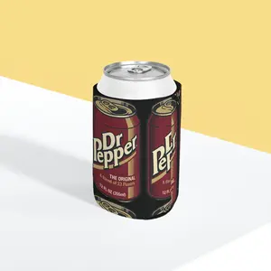 Dr Pepper Can Pattern can cooler sleeve | Soda Can Cooler