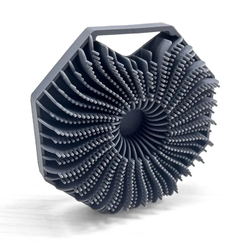 [Hexagonal Bath Brush] Gray