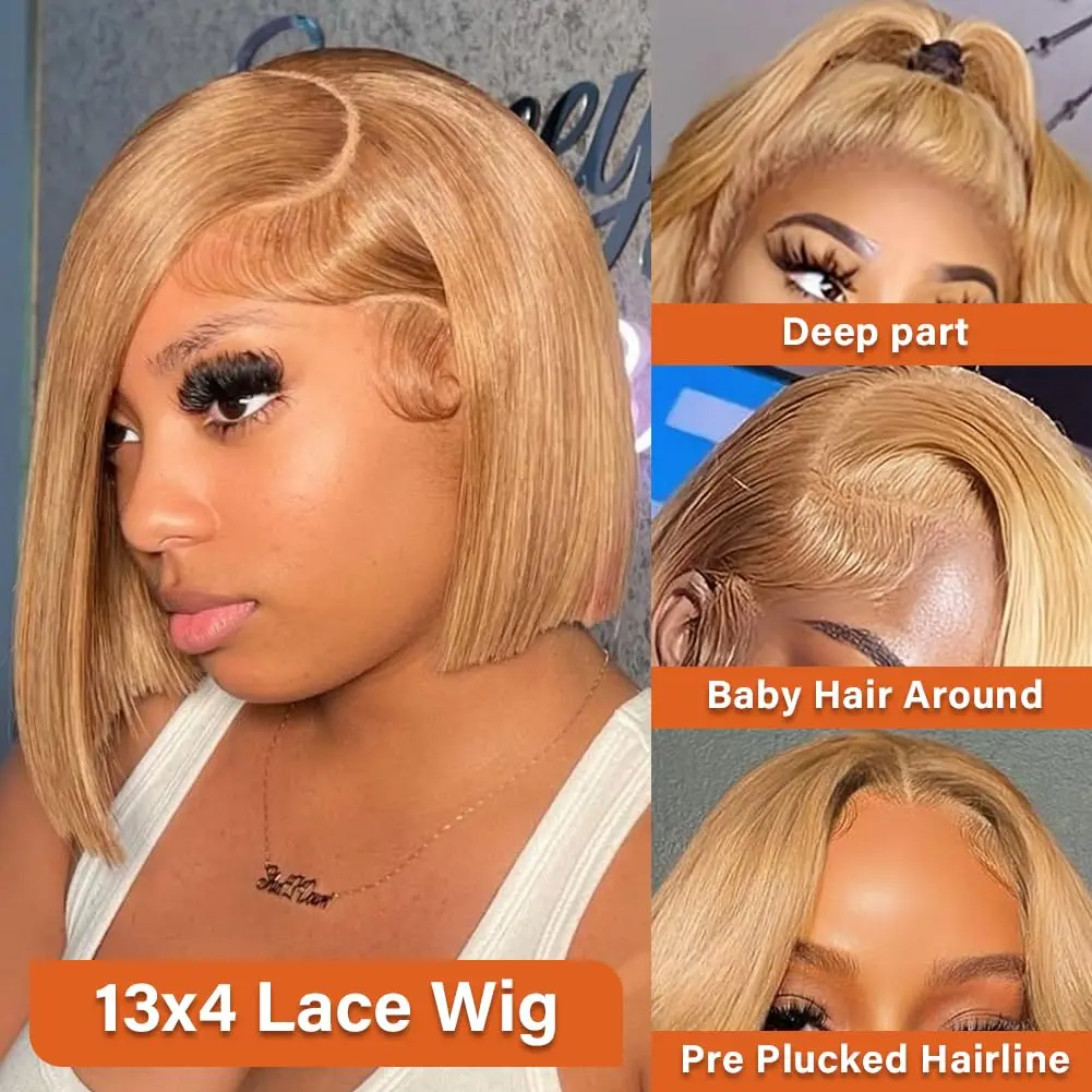 27# Honey Blonde Bob