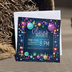 Neon Invitation for Any Occassion