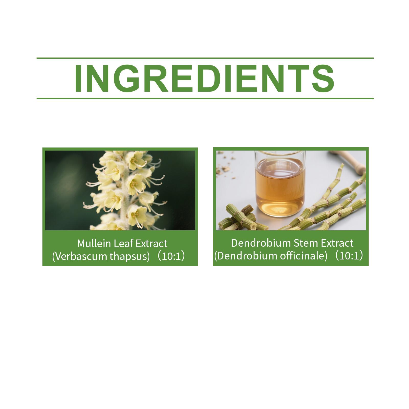 Dendrobium & Mullein Herbal Drops 30ml – Natural Extract Blend – Dietary Supplement for Daily Wellness