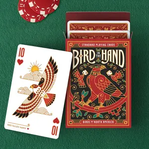 54-Card "Plumage Paradise" Avian Art Collector Playing Cards | Hand-painted Ecological Illustrations, Museum-Grade Printing, Luxurious Packaging | Ideal for Gifting, Collection, and Sophisticated