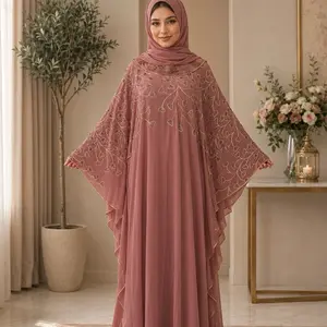 Dubai luxury 1-piece butterfly abaya