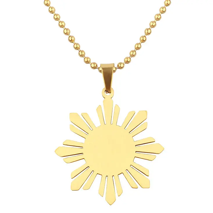 Men’s Philippine Sun Necklace | Filipino Cultural Jewelry